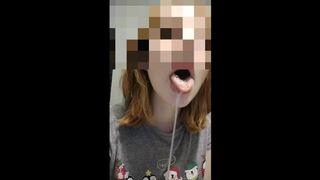 I Recorded the Sounds of Sex with a Lover and Show his Jizz in my Mouth