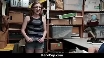 Tight Vagina Youngster Getting Poked Hard for Stealing Precious Items - PervCop.com