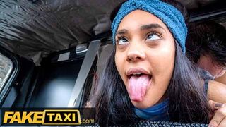 Fake Taxi Capri Lmonde Lowers her Hot Bum onto a Giant Meaty Dick