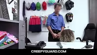 CreepyGuard - Officer Bends and Mounts Shoplifting Teens - Allie Addison