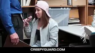 CreepyGuard - Charming Teenie Hayden Hennessy Caught Shoplifting