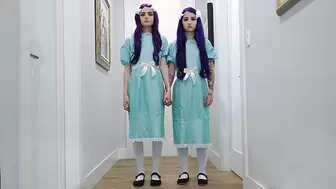 Step Sisters Jessae Rosae & Val Steele Fuck 1 Stud In The Shining Parody - SisLovesMe Full Film