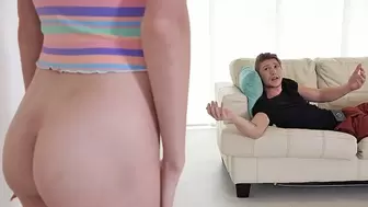 HOLED Step Brother Asked To Help Step Sister Try Anal