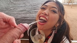 [WET] EXTREME! Newbie Japanese Kit Kate 0% Cunt one on one intense anal, gape, ATM, piss in mouth & rear-end then drinking, Toilet face flush, Spit on face and face slapping, rimming