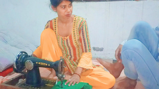 Desi Indian Bhabhi Ko Darji Ne Lund Daal Khub Choda and Sperm Shot on her Mouth ( Hindi Audio )