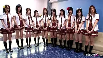 Uncensored JAV Swinger Orgy with 10 Bitches and Many Dudes