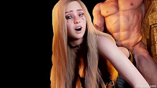 3D Porn Blonde Teenie fucking anal sex Teaser