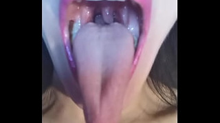 Some teasing for my mouth fetishist fans HD (with hot female sleazy talk)
