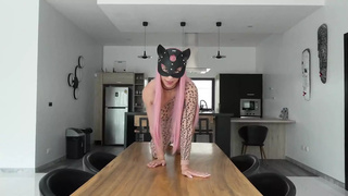 Cosplay Horny Cat! Missionary, SELF PERSPECTIVE ORAL SEX, Doggy, Footjob, Sperm on Feet!