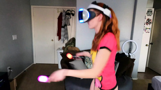Tinder Date Poked Me While I Tried To Play VR - Free Use