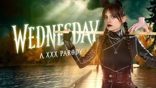 VRCosplayX Angel Windell As Goth Gf WEDNESDAY ADDAMS Wants To See What You Can Do, Normie