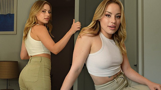 BREAKUP SEX with natural GIGANTIC ASS blonde - Anna Claire Cloud