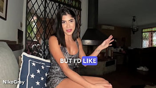 Brazilian Teens First SELF PERSPECTIVE: Rimjob and deepthroat oral sex Action!