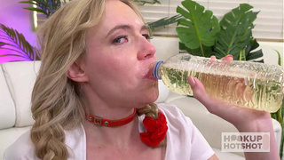 Alluring Blonde Bimbo Rebel Rhyder's Extreme Anal Pukefest