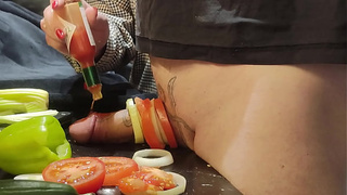 Extreme meat and urethral torment in the kitchen! Cooking penis two. Episode one three.