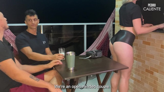 Married woman ride my wang in front of her cuck-old (Part one)