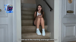 My New Neighbor Lost Her Keys But I Invited Her Over And Pounded Her Tight Cunt And Cream-pie