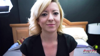 Horny Blonde Hottie Keyton Licks A Cock And Booty And Gets Her Snatch Poked!