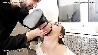 Nataly Gold - Extreme Slut Deepthroat With Huge Dildo