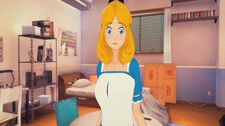 (3D Hentai)(Disney)(Alice in Wonderland) Sex with Alice
