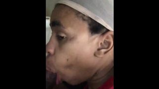 Thot Sucking Dick for her Hair Fixed