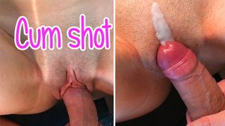 I'm very Hot and I Cumshot on her Vagina