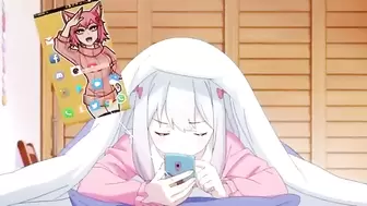 Anime Girl tries Seducing Neighbor