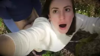 Stranger Fucks me Hard in the Forest and I Film it
