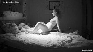 Teenage Homemade Lovers has Sex on Night Vision Secret Webcam