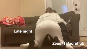 Hot Youngster given Amazing Bj to her Stepdad